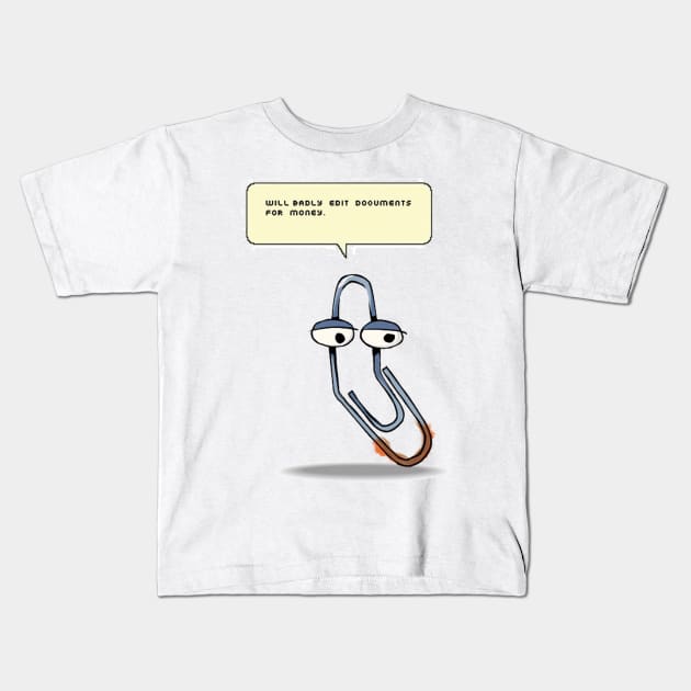 Piece of Clip Kids T-Shirt by Boxless